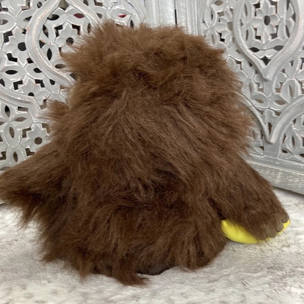 King Kong gorilla face mask faux fur banana Halloween costume trick or treat